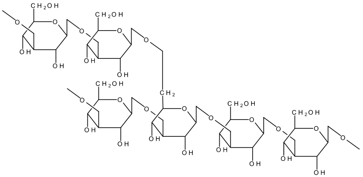 Yeast beta-glucan molecular structure